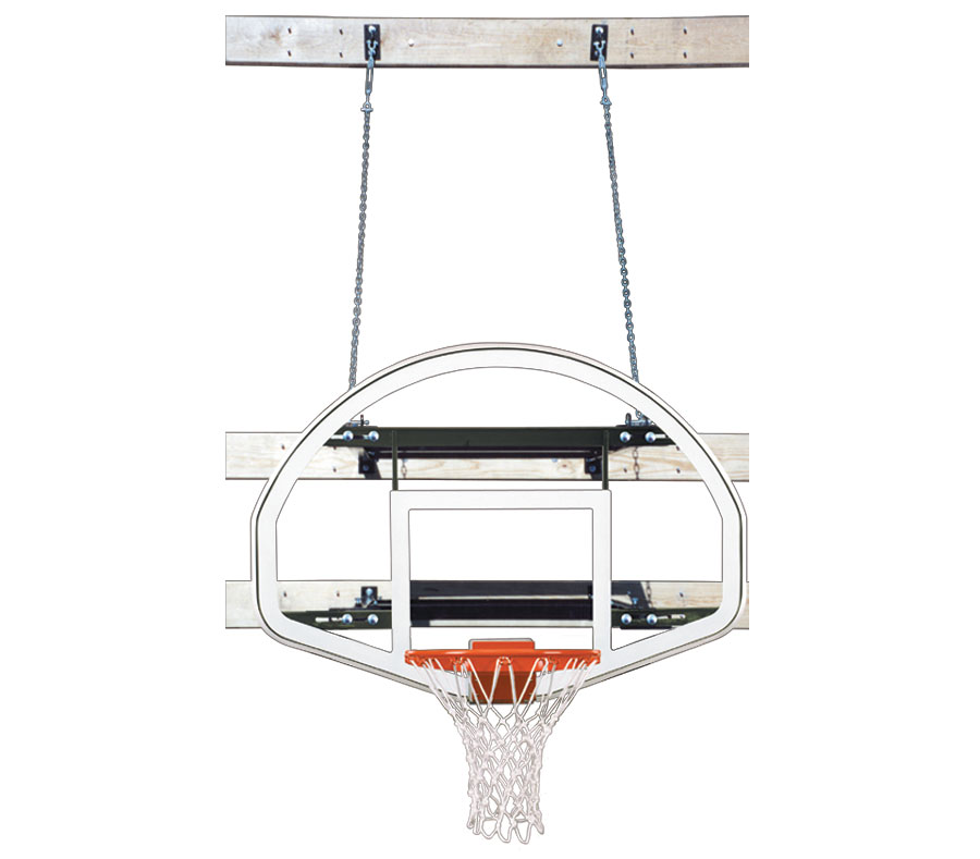 SuperMount 46 Advantage Wall-Mounted Basketball Goal